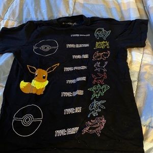 Pokémon Extra Small Black Shirt